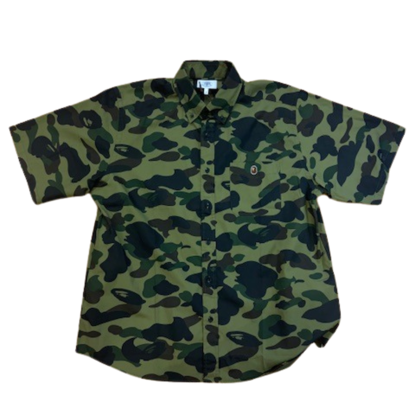Bathing Ape Camo Button Up