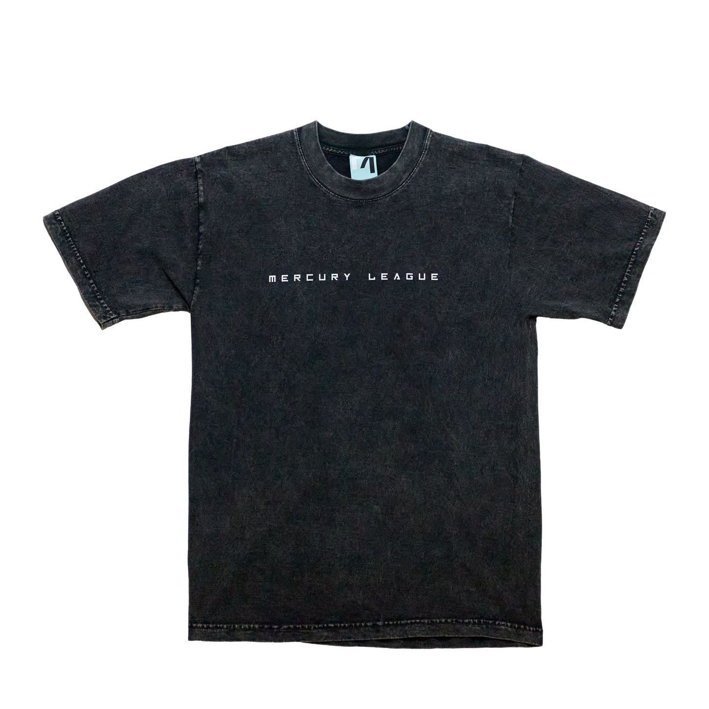 Mercury League Classic Font Logo T-Shirt