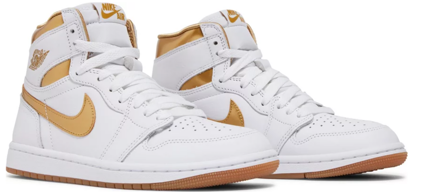 Nike Wmns Air Jordan 1 Retro High OG 'Metallic Gold'