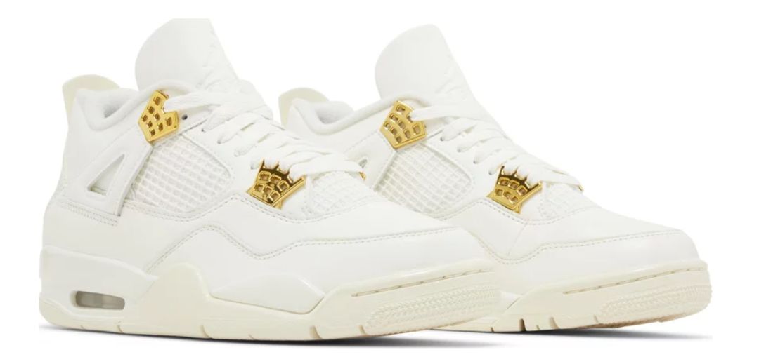 Nike Wmns Air Jordan 4 Retro 'Metallic Gold'