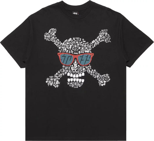 Stussy Gear Skull Shades T-Shirt, Medium