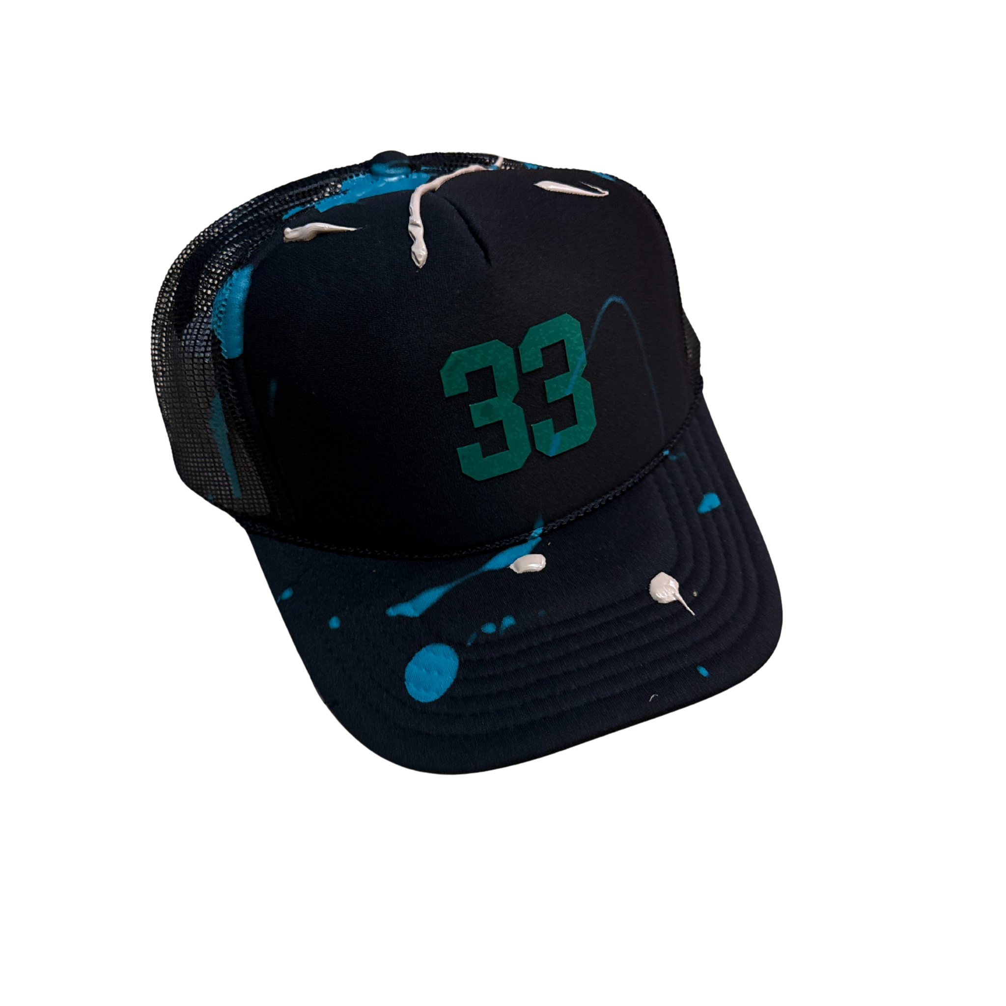 Mercury League 33rd Paint Splatter Trucker Cap