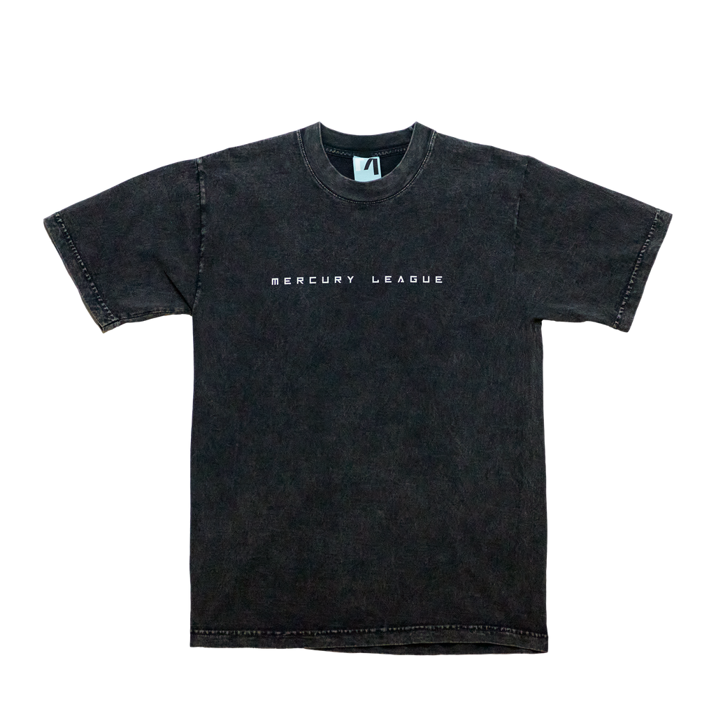Mercury League Classic Font Logo T-Shirt
