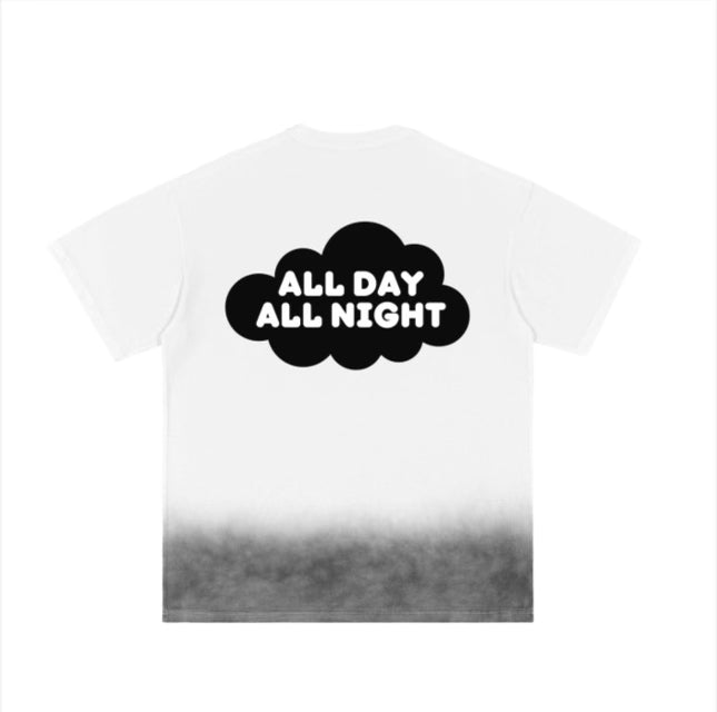 Rootboyz Clothing All Day All Night Fade Down T-Shirt