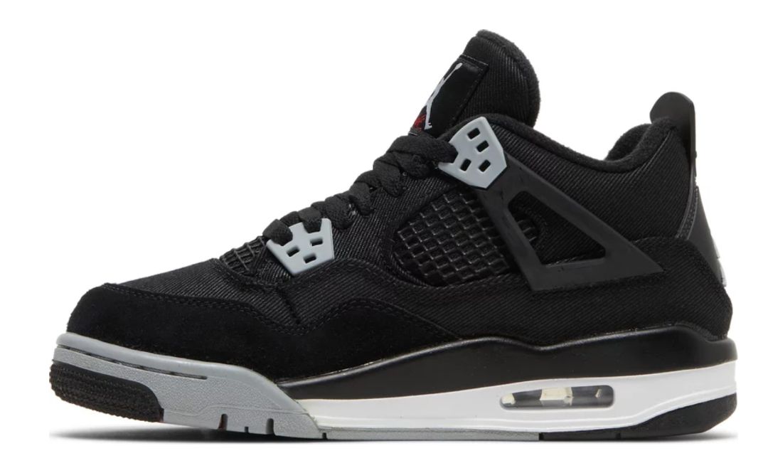 Nike Air Jordan 4 Retro SE GS 'Black Canvas'