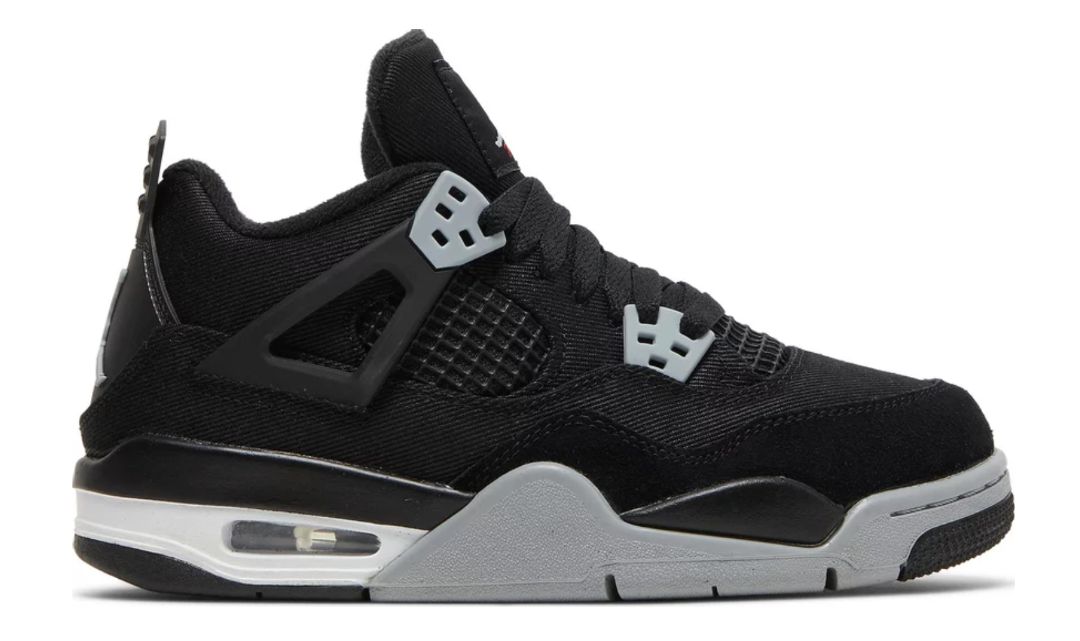 Nike Air Jordan 4 Retro SE GS 'Black Canvas'