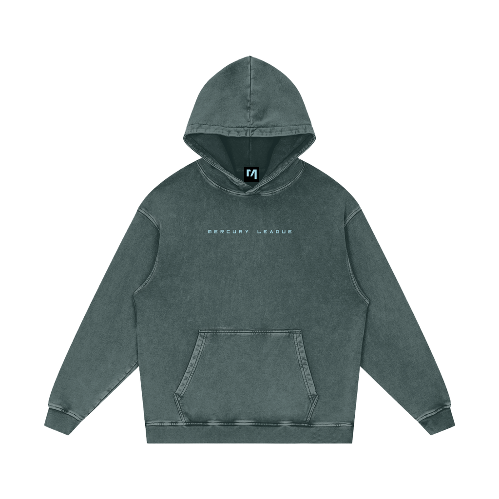 Mercury League Classic Snow Washed Hoodie (Green)